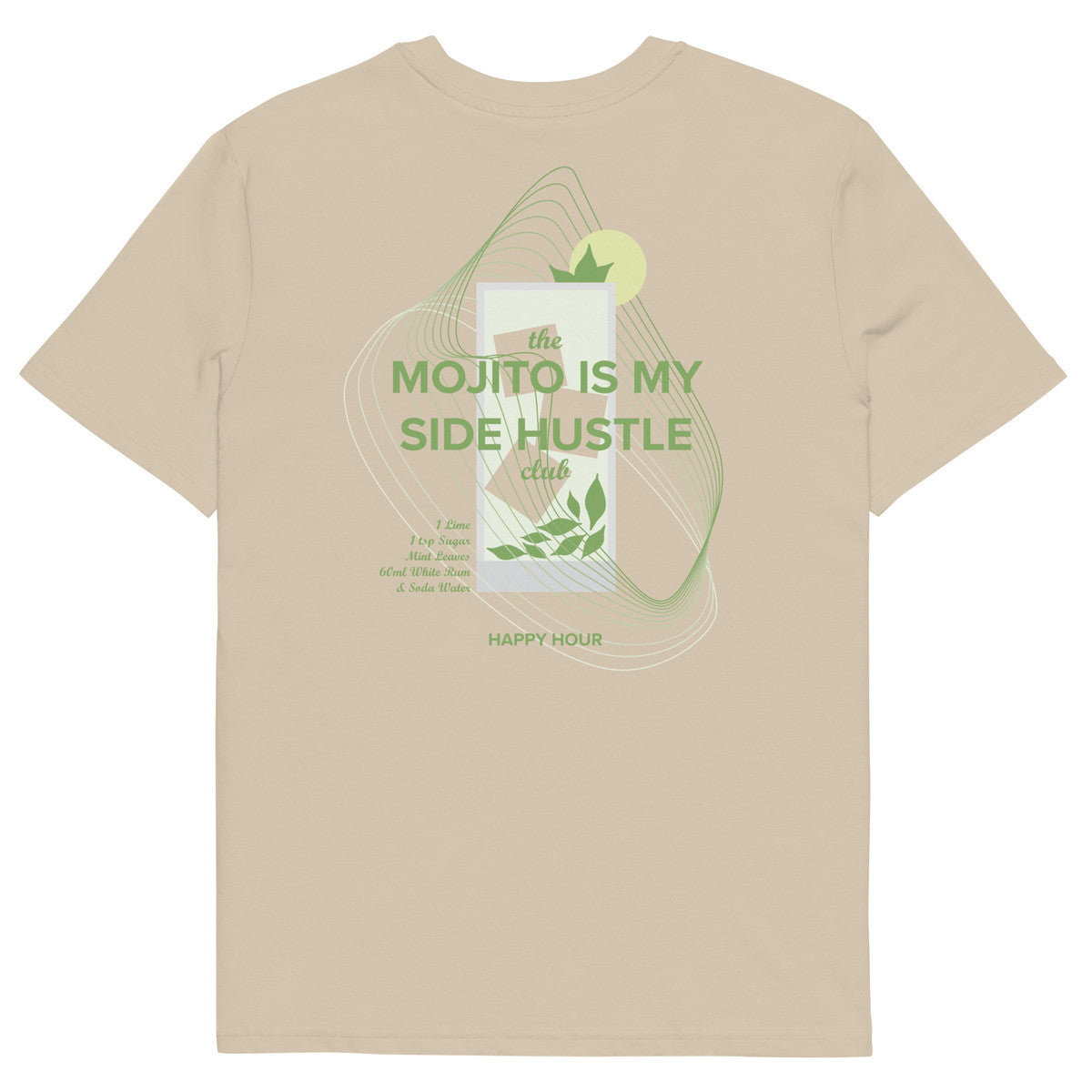 ANCHOR & CREW Mojito Is My Side Hustle Club Organic Cotton T-Shirt