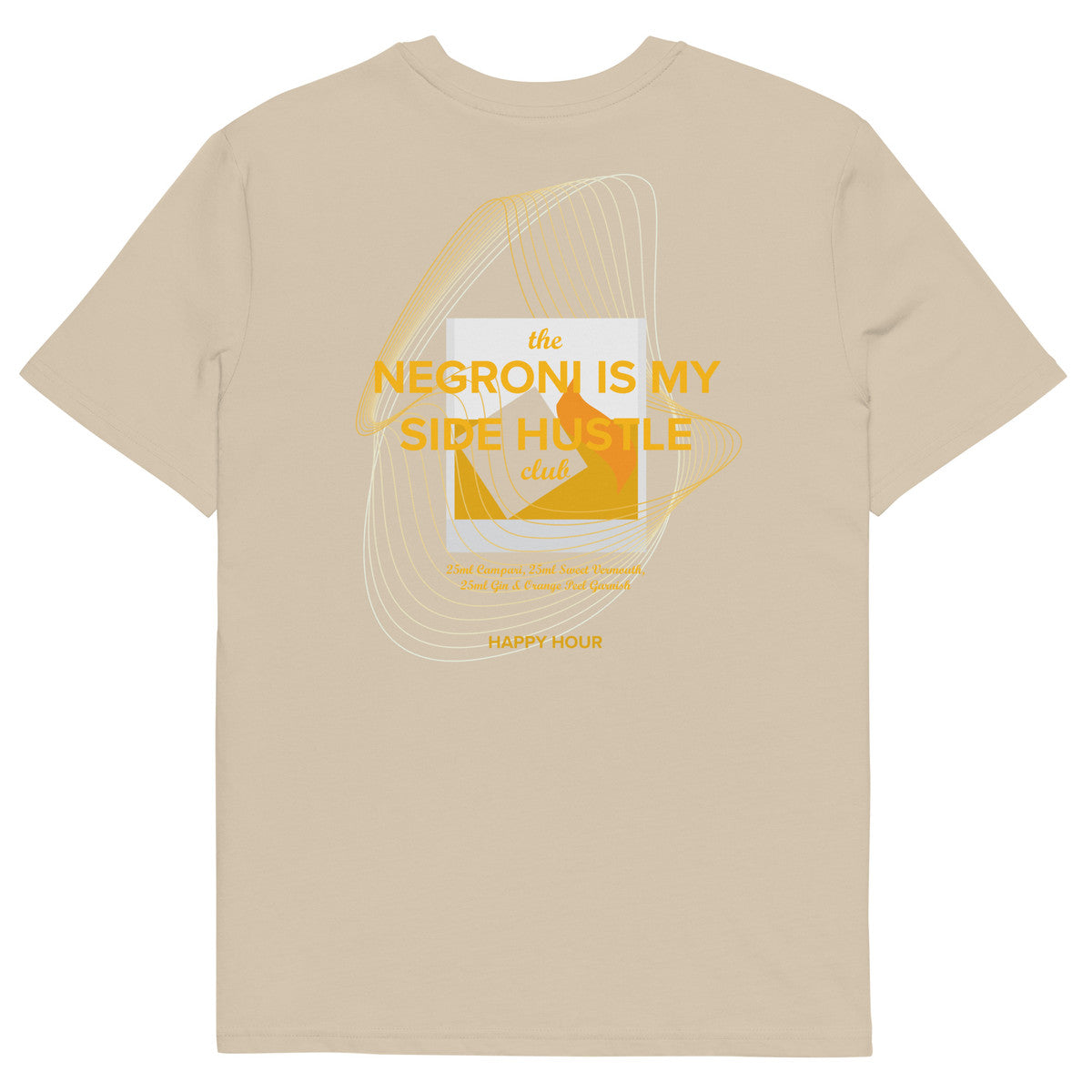 ANCHOR & CREW Negroni Is My Side Hustle Club Organic Cotton T-Shirt