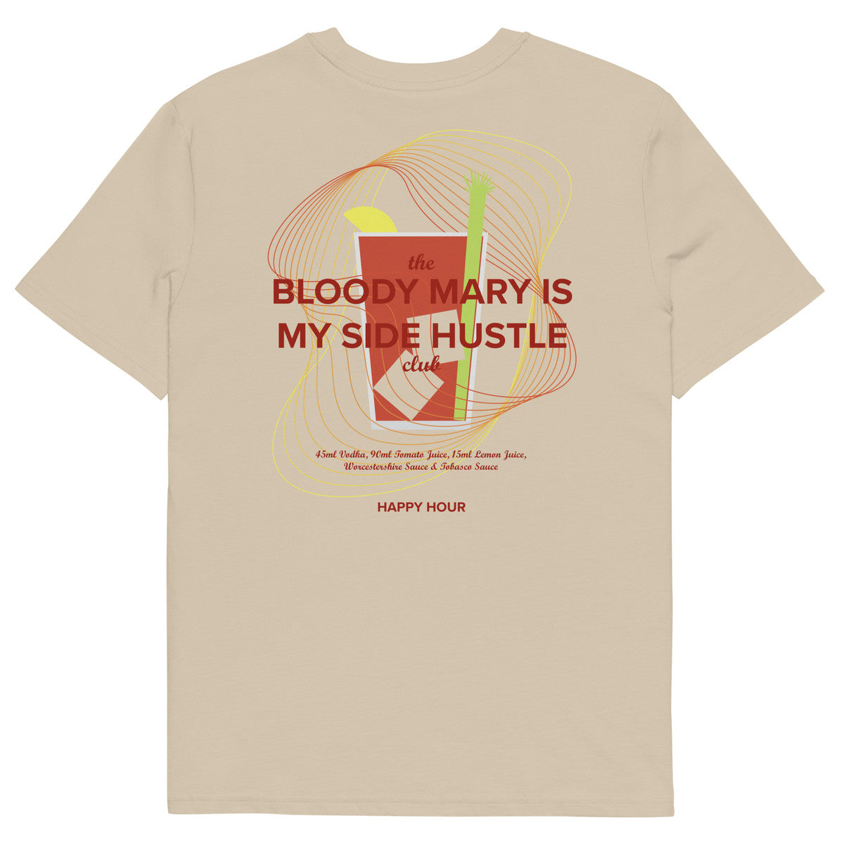 ANCHOR & CREW Bloody Mary Is My Side Hustle Club Organic Cotton T-Shirt