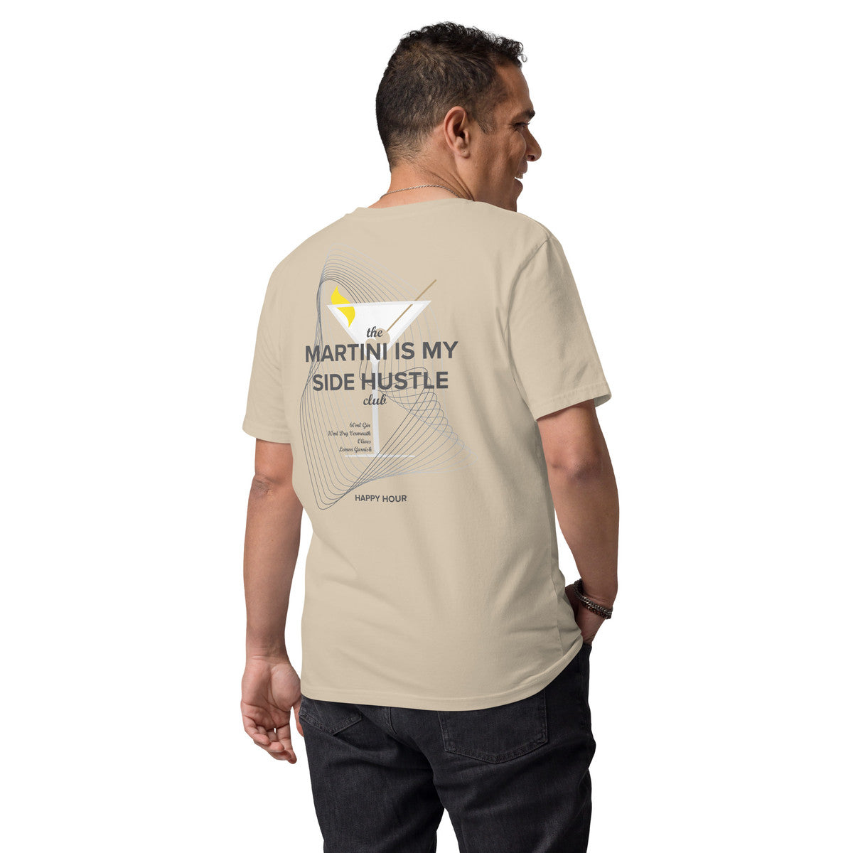 ANCHOR & CREW Martini Is My Side Hustle Club Organic Cotton T-Shirt