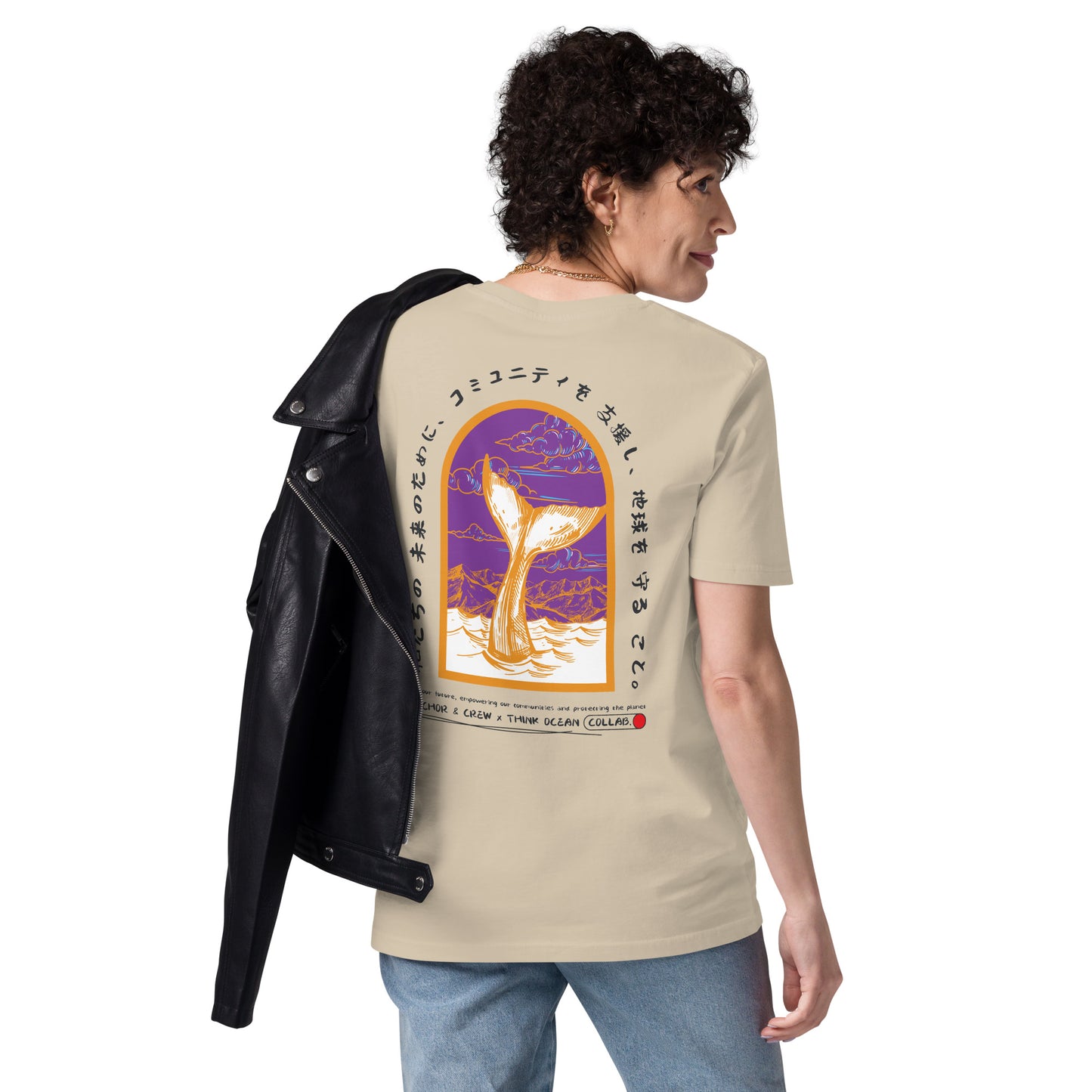 Think Ocean 08 Japan Gurafiku Organic Cotton T-Shirt
