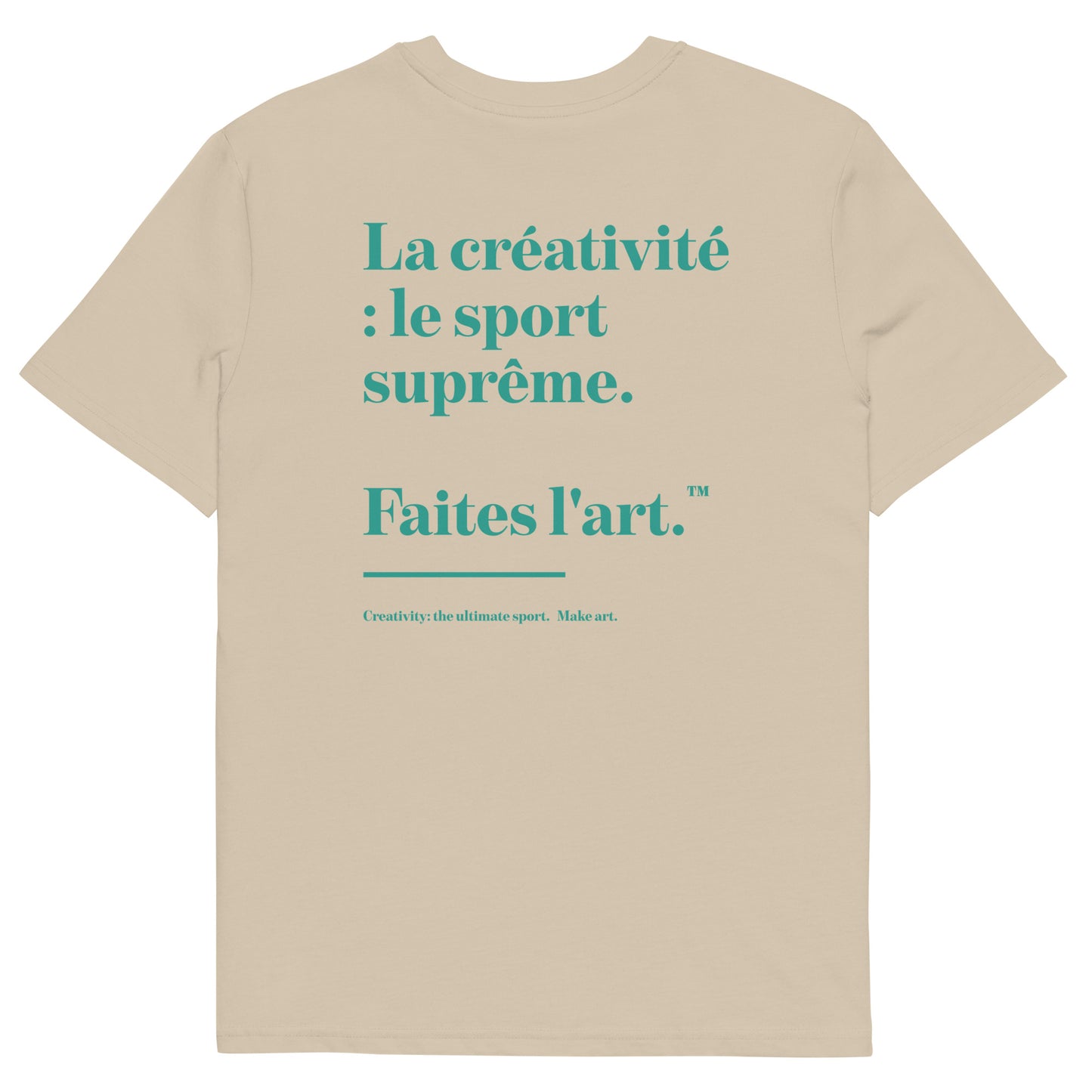 Make Art Creative Standard Organic Cotton T-Shirt