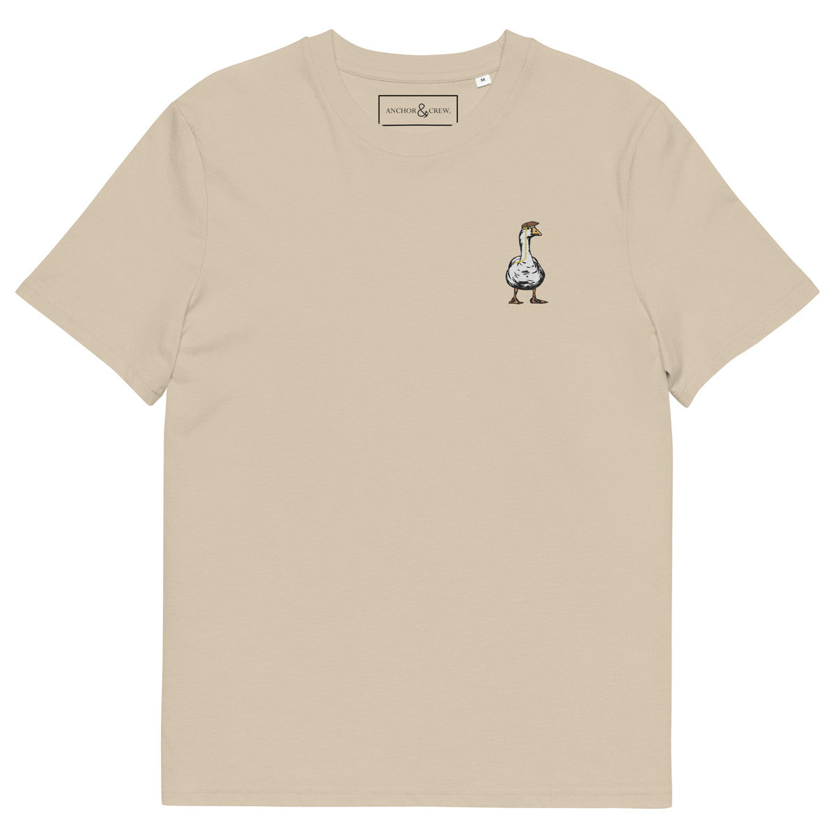 ANCHOR & CREW Dapper Duck Actual Life Organic Cotton Embroidered T-Shirt