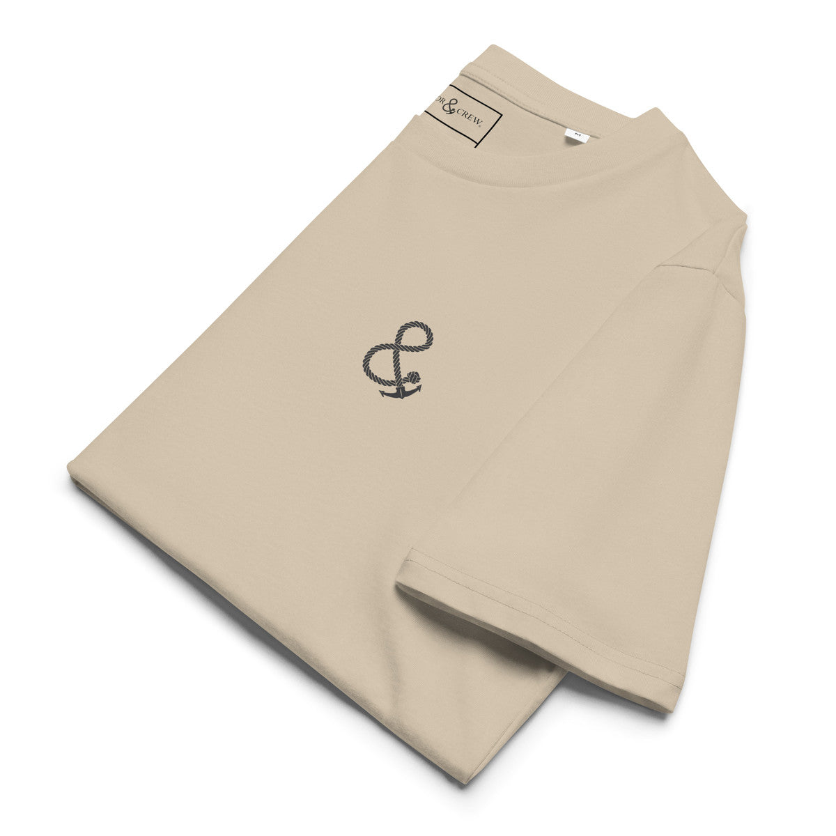 ANCHOR & CREW Palm Tree Slow Sundays Running Club Organic Cotton T-Shirt 