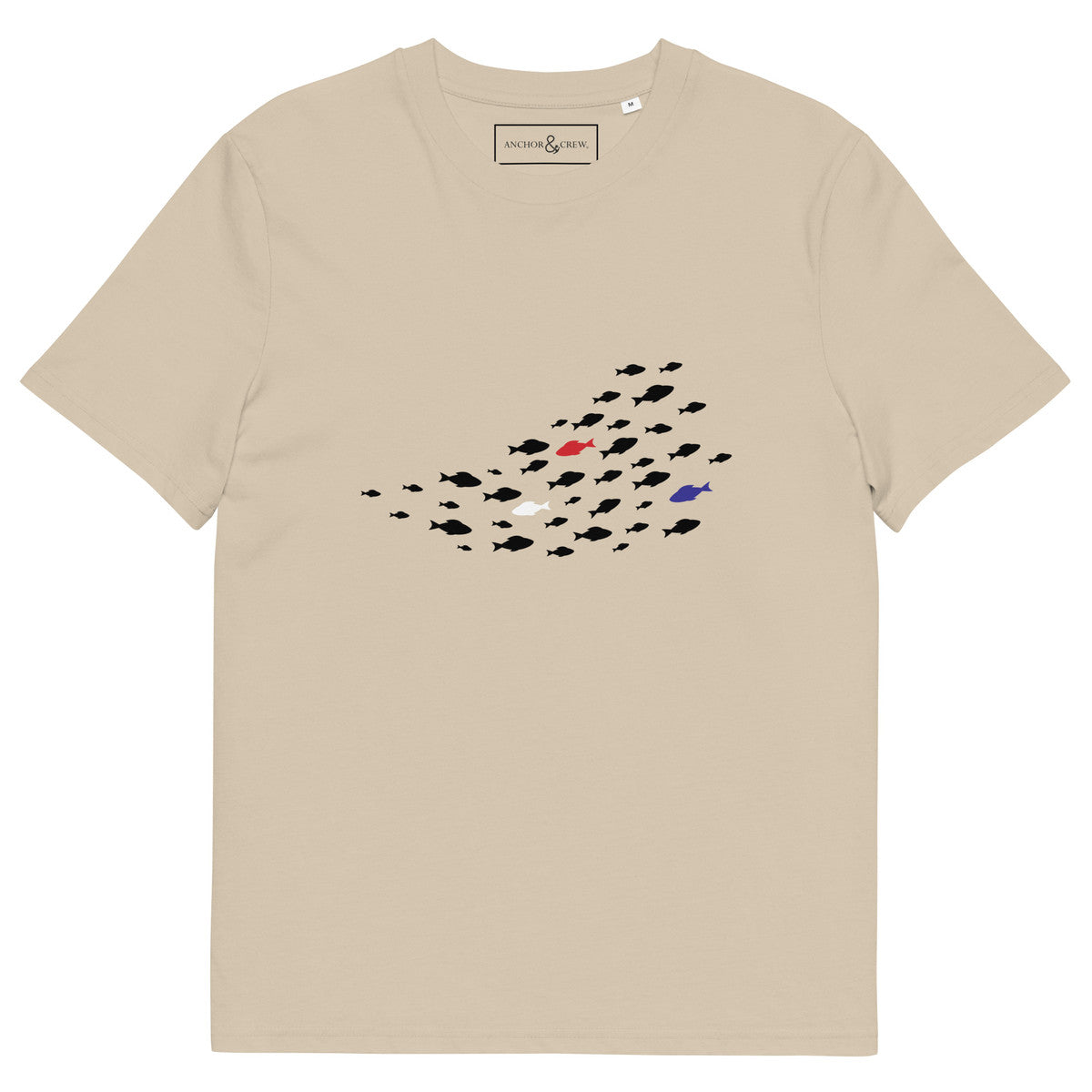 ANCHOR & CREW Fish Wheres William Going? Organic Cotton T-Shirt