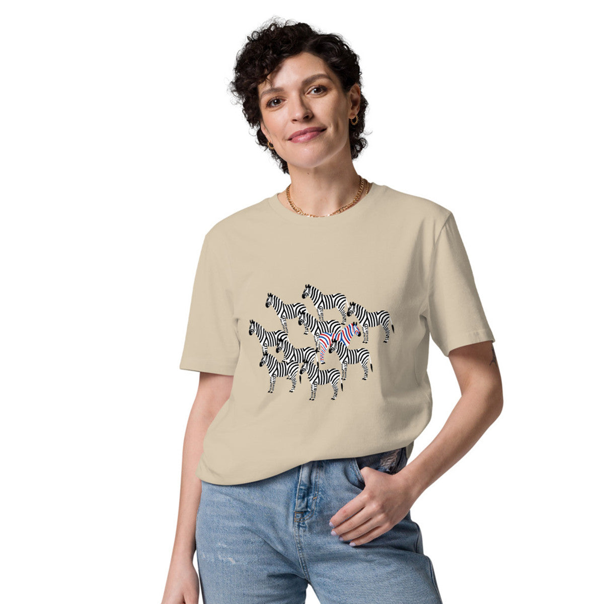 ANCHOR & CREW Zebra Wheres William? Organic Cotton T-Shirt