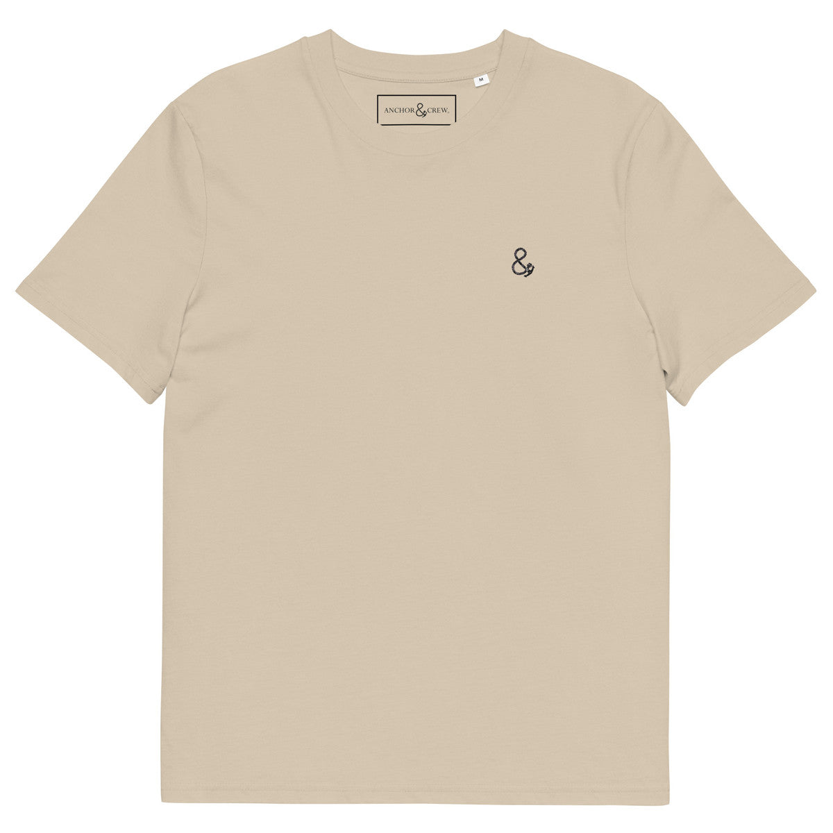 ANCHOR & CREW Ampersand Signature Organic Cotton Embroidered T-Shirt