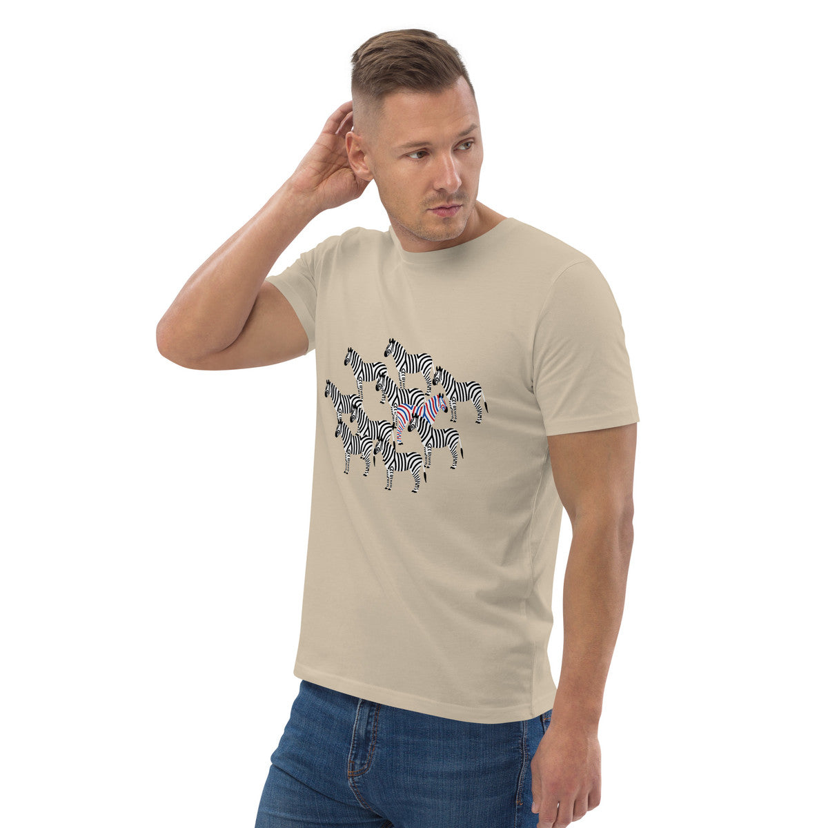 ANCHOR & CREW Zebra Wheres William? Organic Cotton T-Shirt