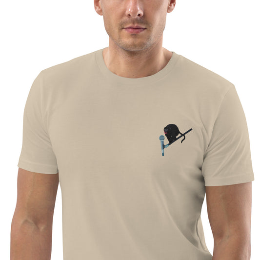 ANCHOR & CREW The Artist Monkey Organic Cotton Embroidered T-Shirt
