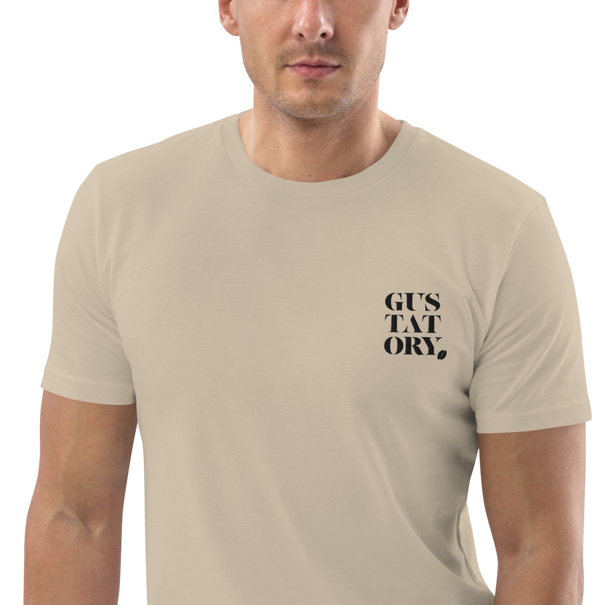 ANCHOR & CREW x GUSTATORY Barcelona Coffee Scene Organic Cotton Embroidered T-Shirt