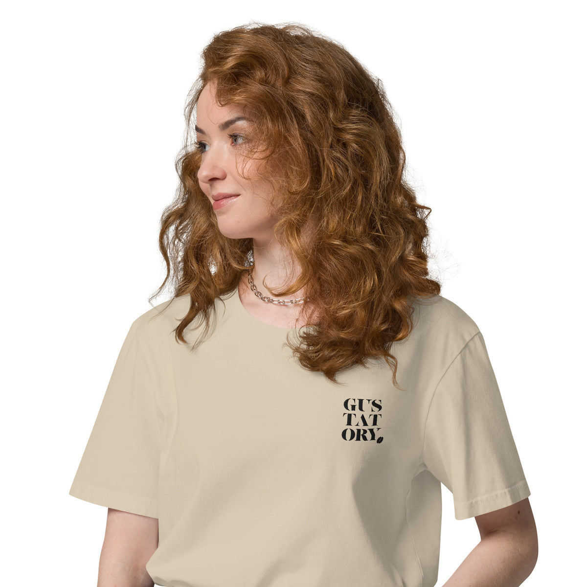 ANCHOR & CREW x GUSTATORY Edinburgh Coffee Scene Organic Cotton Embroidered T-Shirt