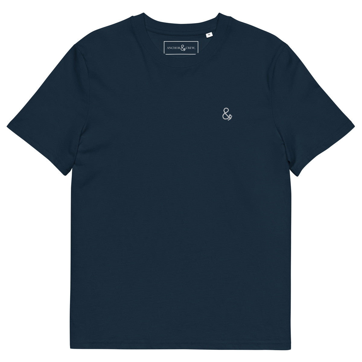 ANCHOR & CREW Ampersand Signature Organic Cotton Embroidered T-Shirt