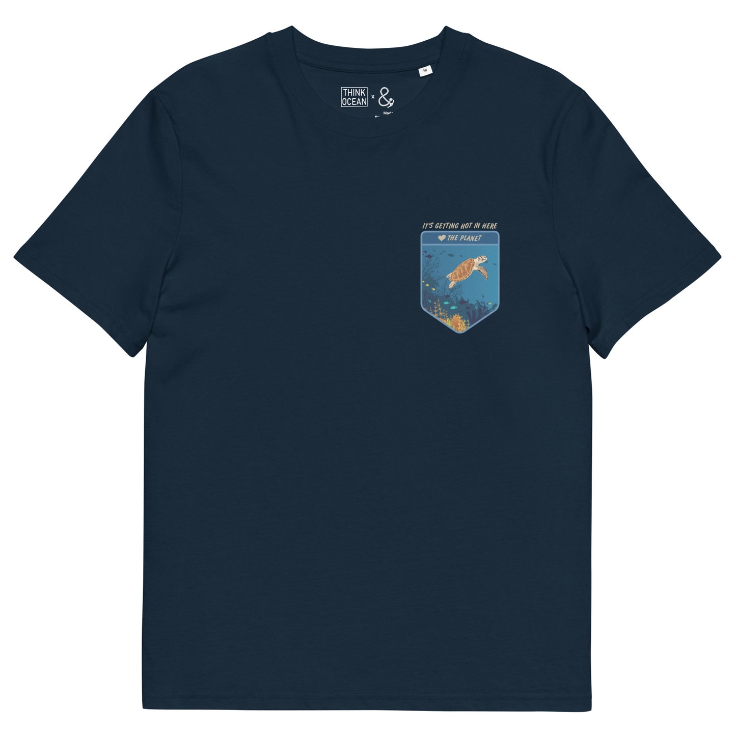Think Ocean Turtle Love The Planet Organic Cotton T-Shirt