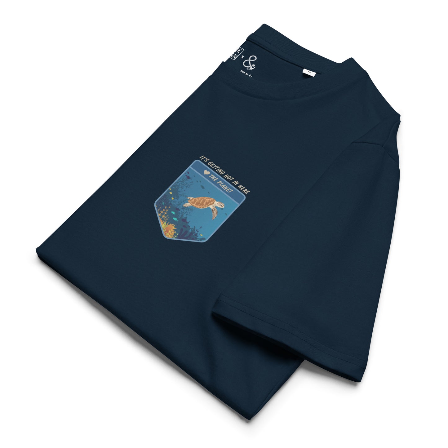 Think Ocean Turtle Love The Planet Organic Cotton T-Shirt