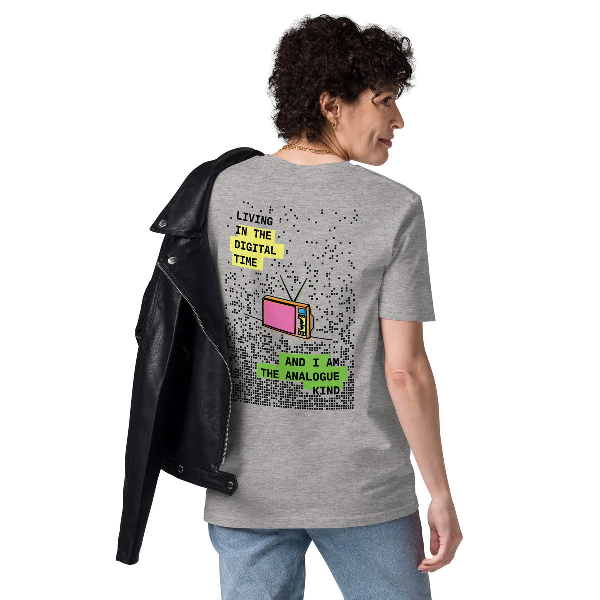 ANCHOR & CREW Tele Digital Time vs. Analogue Kind Organic Cotton T-Shirt