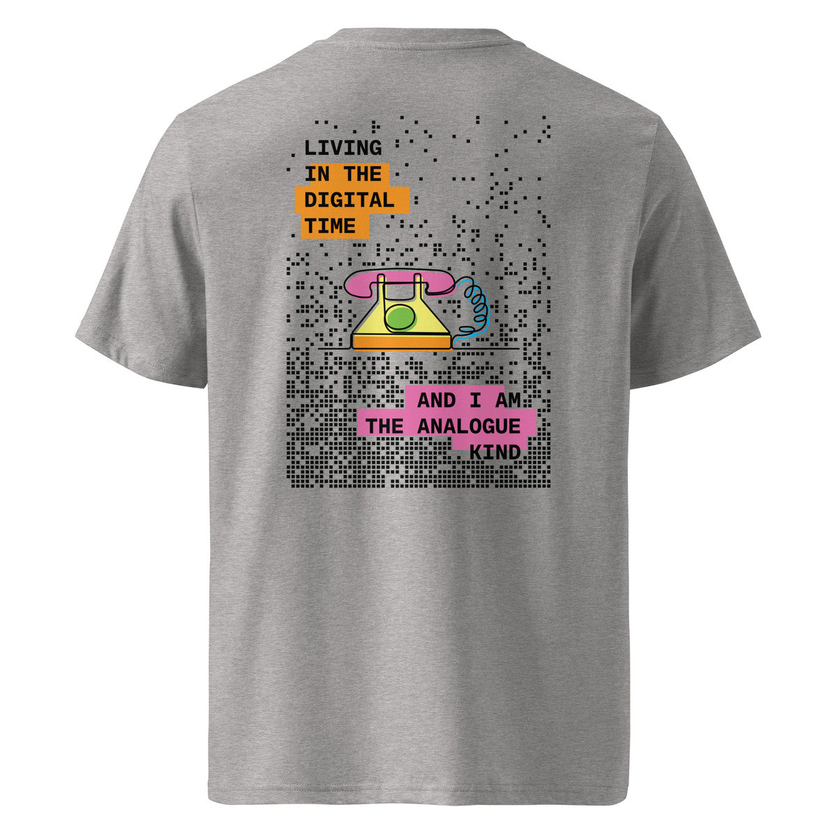 ANCHOR & CREW Phone Digital Time x Analogue Kind Organic Cotton T-Shirt
