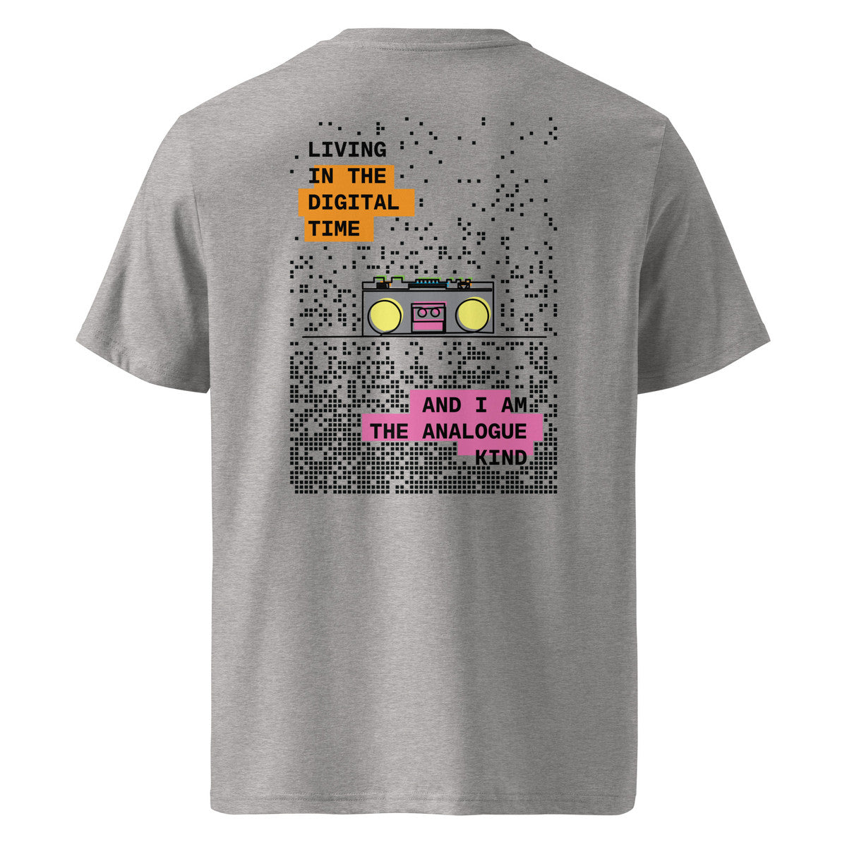 ANCHOR & CREW Boombox Digital Time x Analogue Kind Organic Cotton T-Shirt