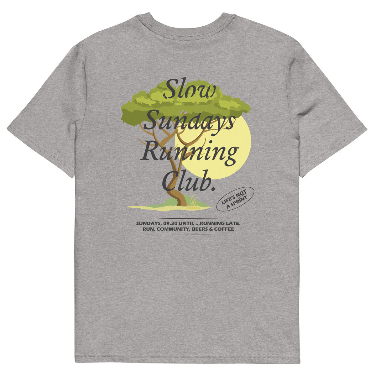 ANCHOR & CREW Savannah Slow Sundays Running Club Organic Cotton T-Shirt