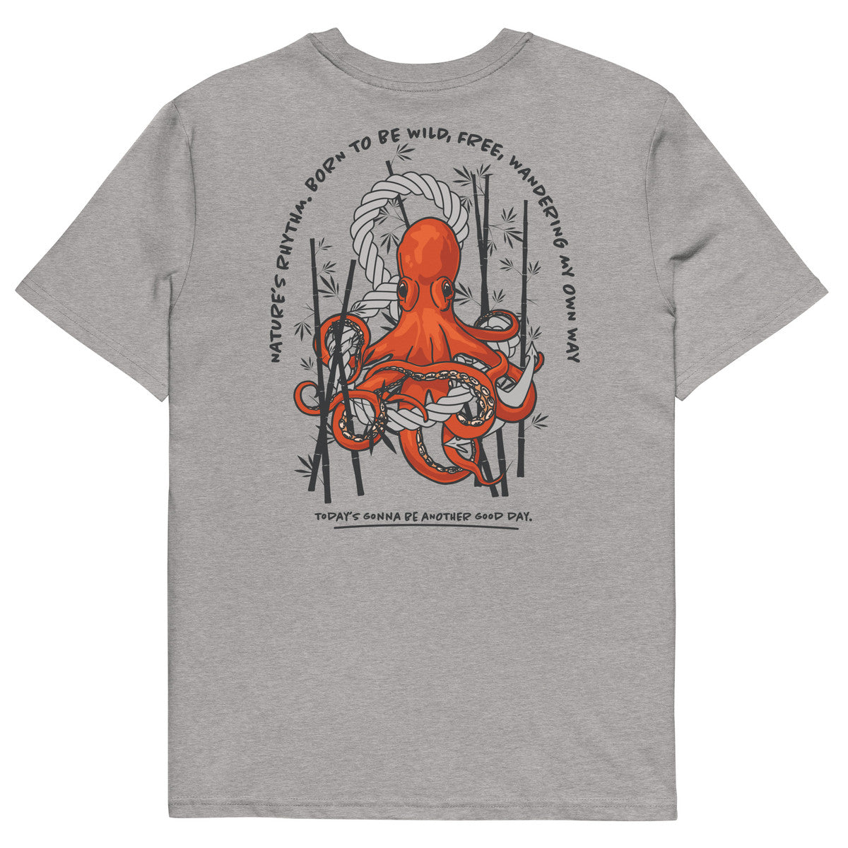 ANCHOR & CREW Octopus Another Good Day Organic Cotton T-Shirt