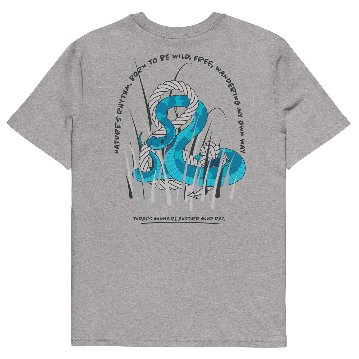 ANCHOR & CREW Snake Another Good Day Organic Cotton T-Shirt