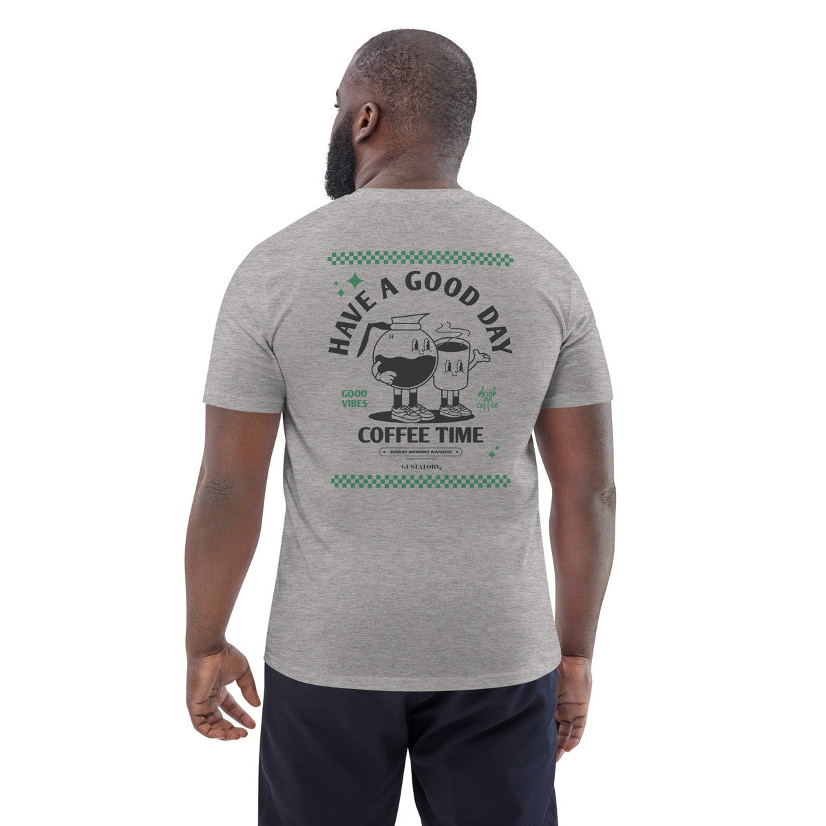 ANCHOR & CREW x GUSTATORY Have A Good Day Organic Cotton Embroidered T-Shirt