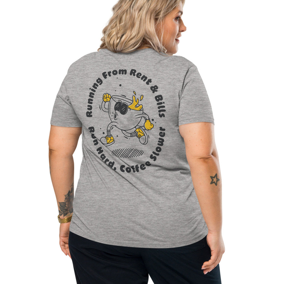 ANCHOR & CREW x GUSTATORY Coffee Over Bills Organic Cotton Embroidered T-Shirt 