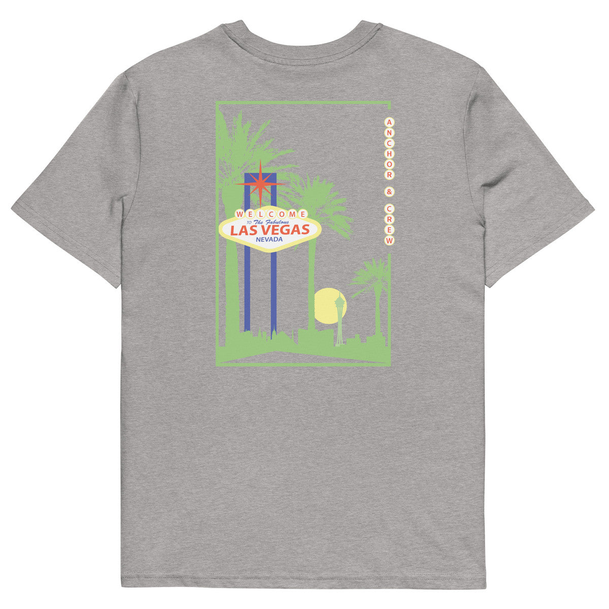 ANCHOR & CREW Las Vegas Landmark Organic Cotton T-Shirt