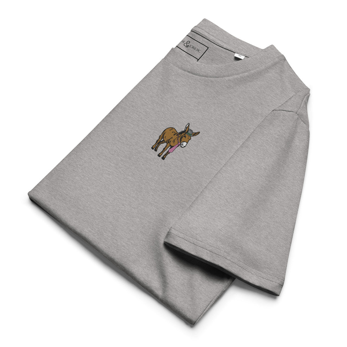 ANCHOR & CREW Smart Ass Actual Life Organic Cotton Embroidered T-Shirt