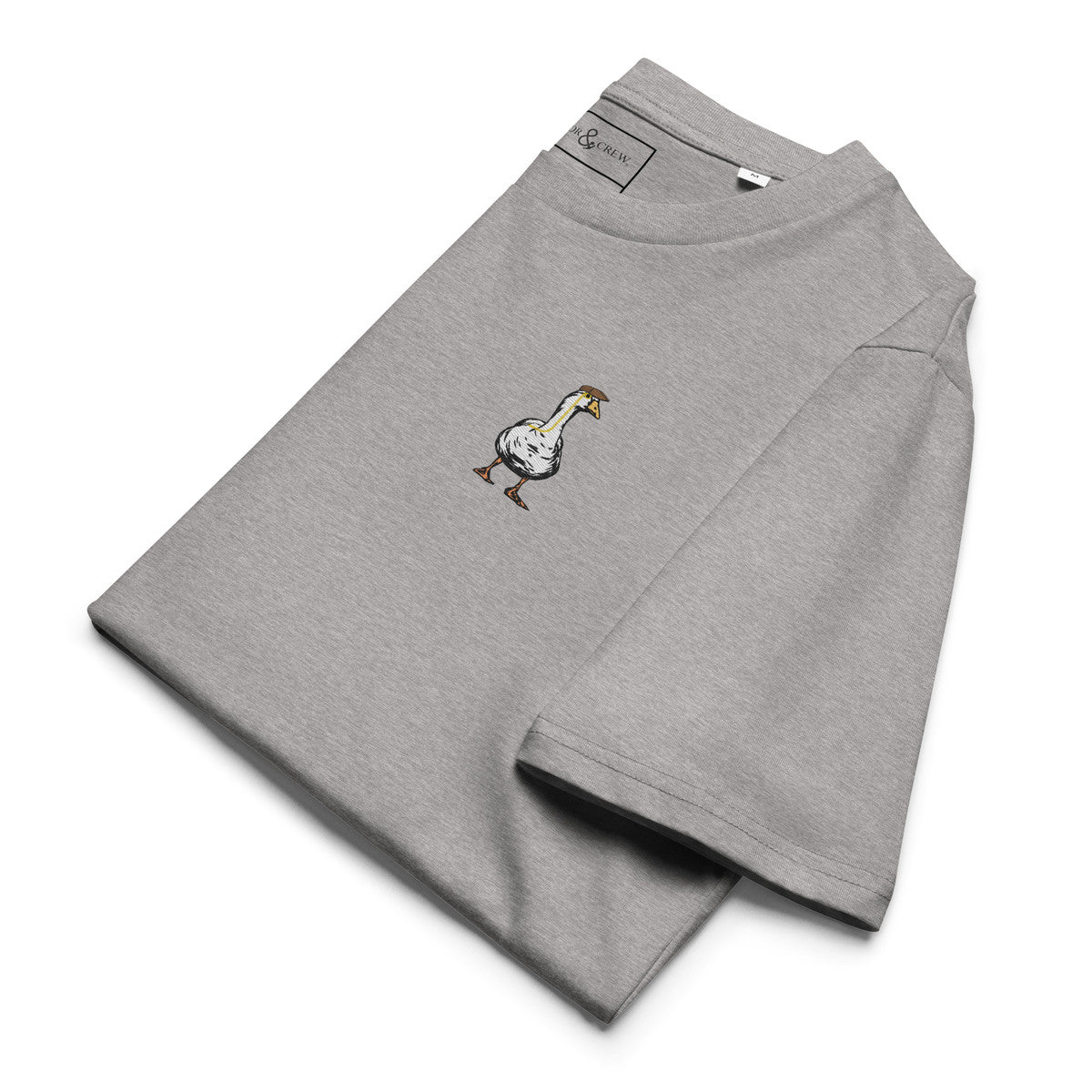 ANCHOR & CREW Dapper Duck Actual Life Organic Cotton Embroidered T-Shirt