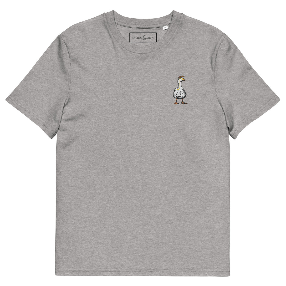 ANCHOR & CREW Dapper Duck Actual Life Organic Cotton Embroidered T-Shirt