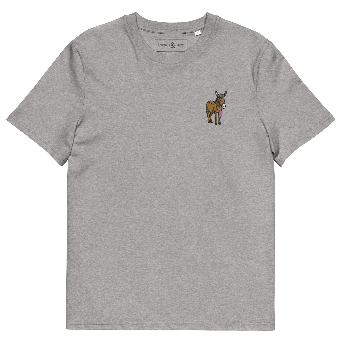 ANCHOR & CREW Smart Ass Actual Life Organic Cotton Embroidered T-Shirt