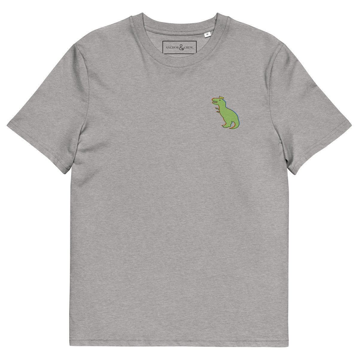 ANCHOR & CREW T-Rex Snap Dancin' In The Wild Organic Cotton Embroidered T-Shirt
