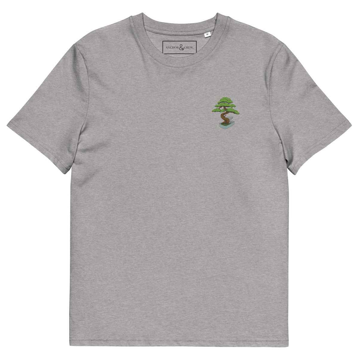 ANCHOR & CREW Bonsai Garden Dystopia Organic Cotton Embroidered T-Shirt