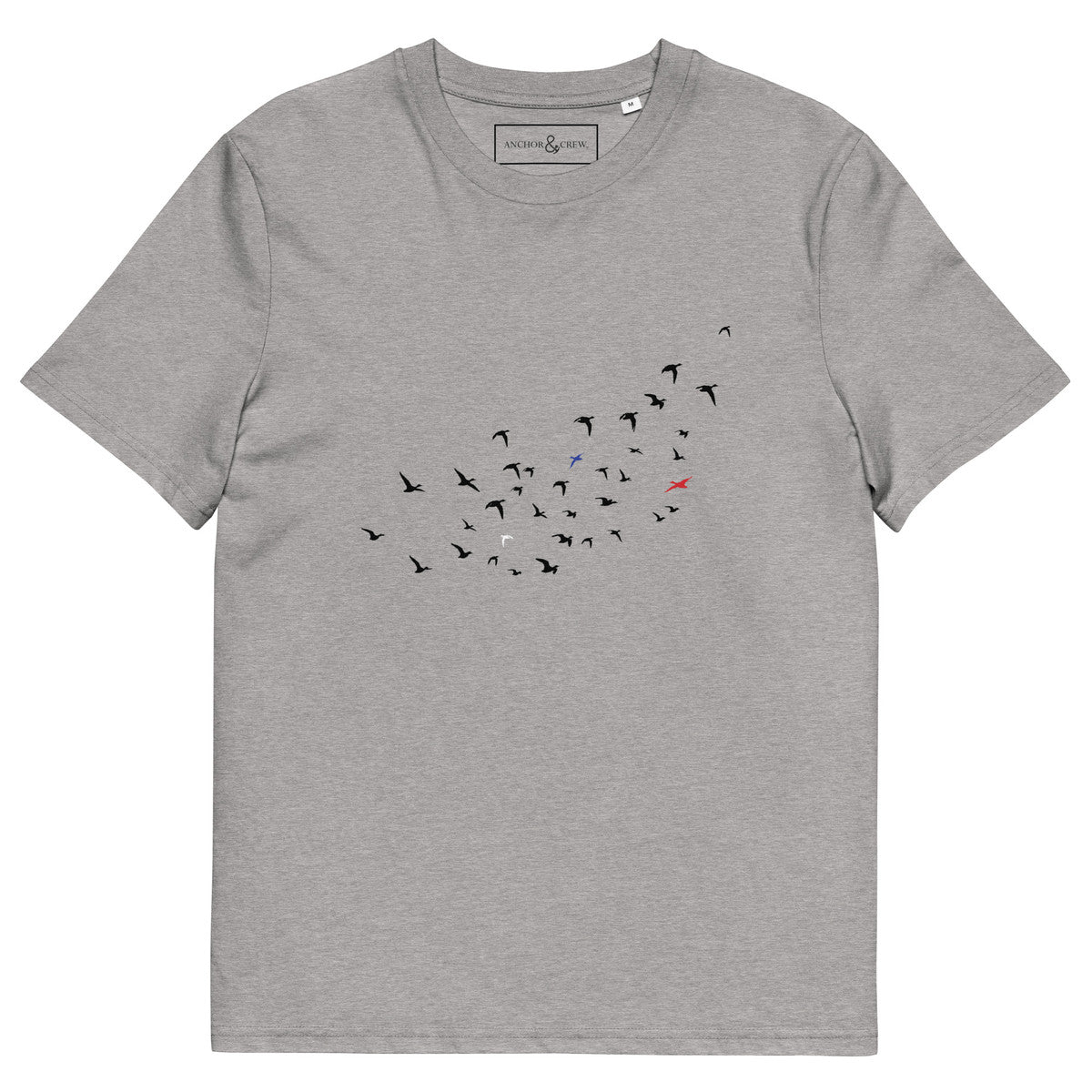 ANCHOR & CREW Birds Wheres William Going? Organic Cotton T-Shirt