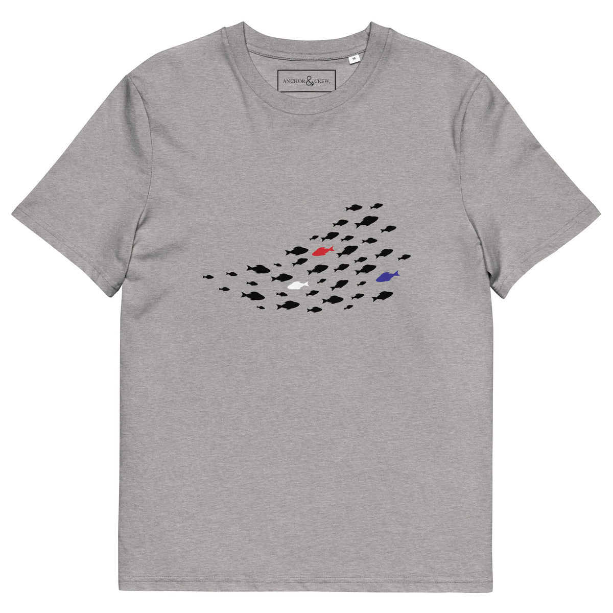 ANCHOR & CREW Fish Wheres William Going? Organic Cotton T-Shirt