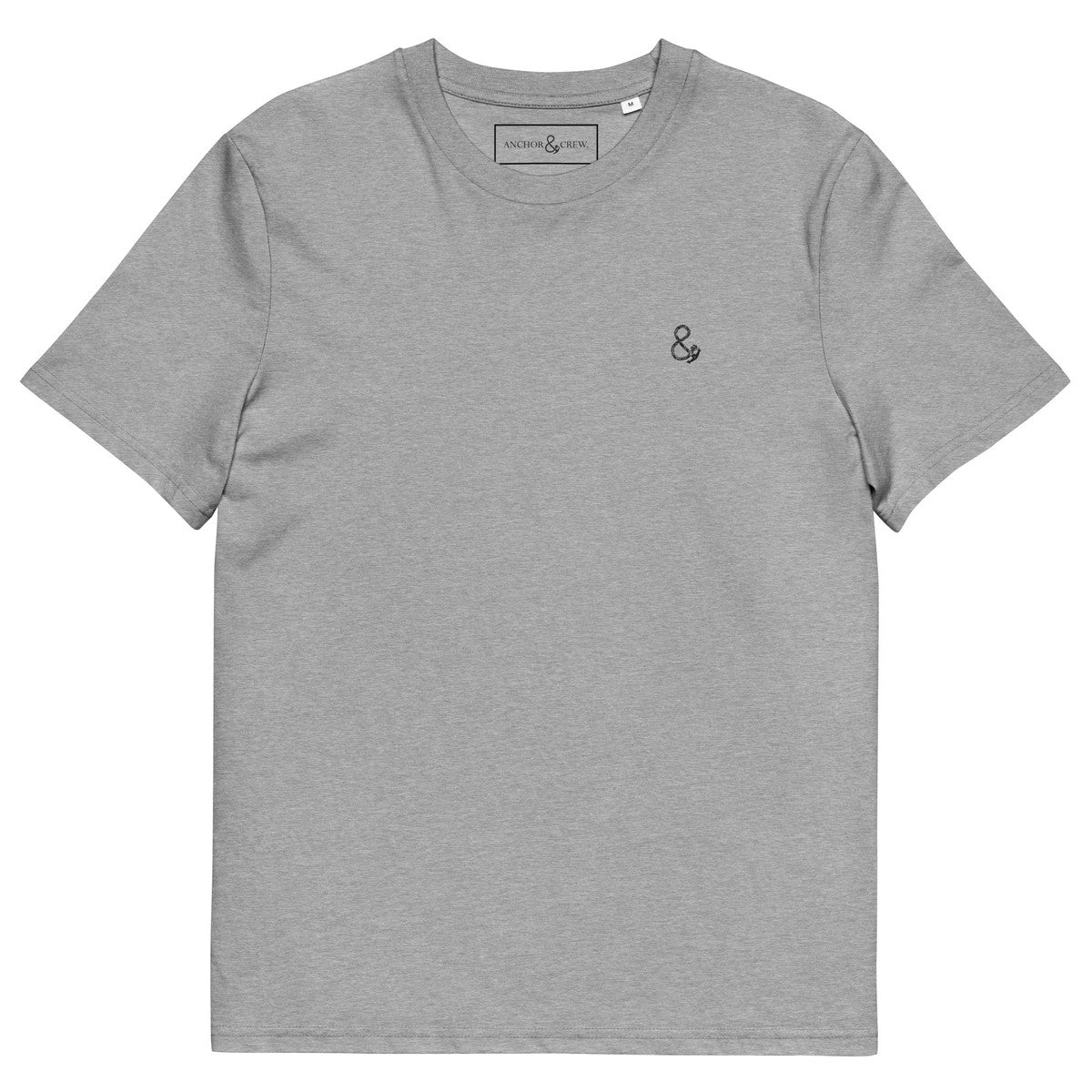 ANCHOR & CREW Ampersand Signature Organic Cotton Embroidered T-Shirt