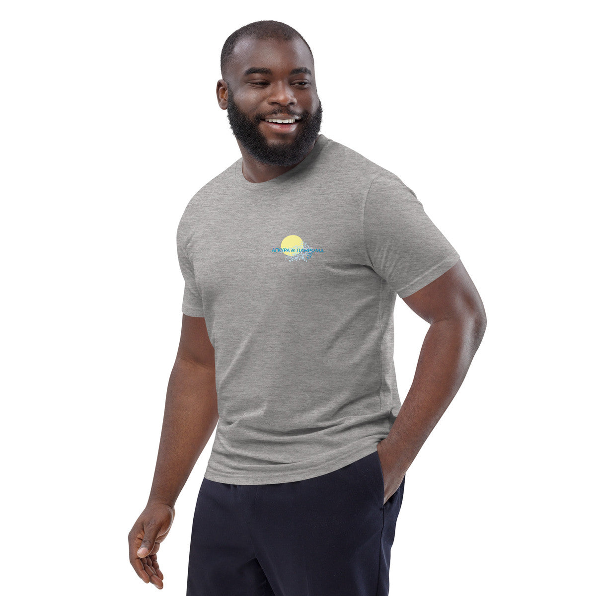 ANCHOR & CREW Santorini Landmark Organic Cotton T-Shirt