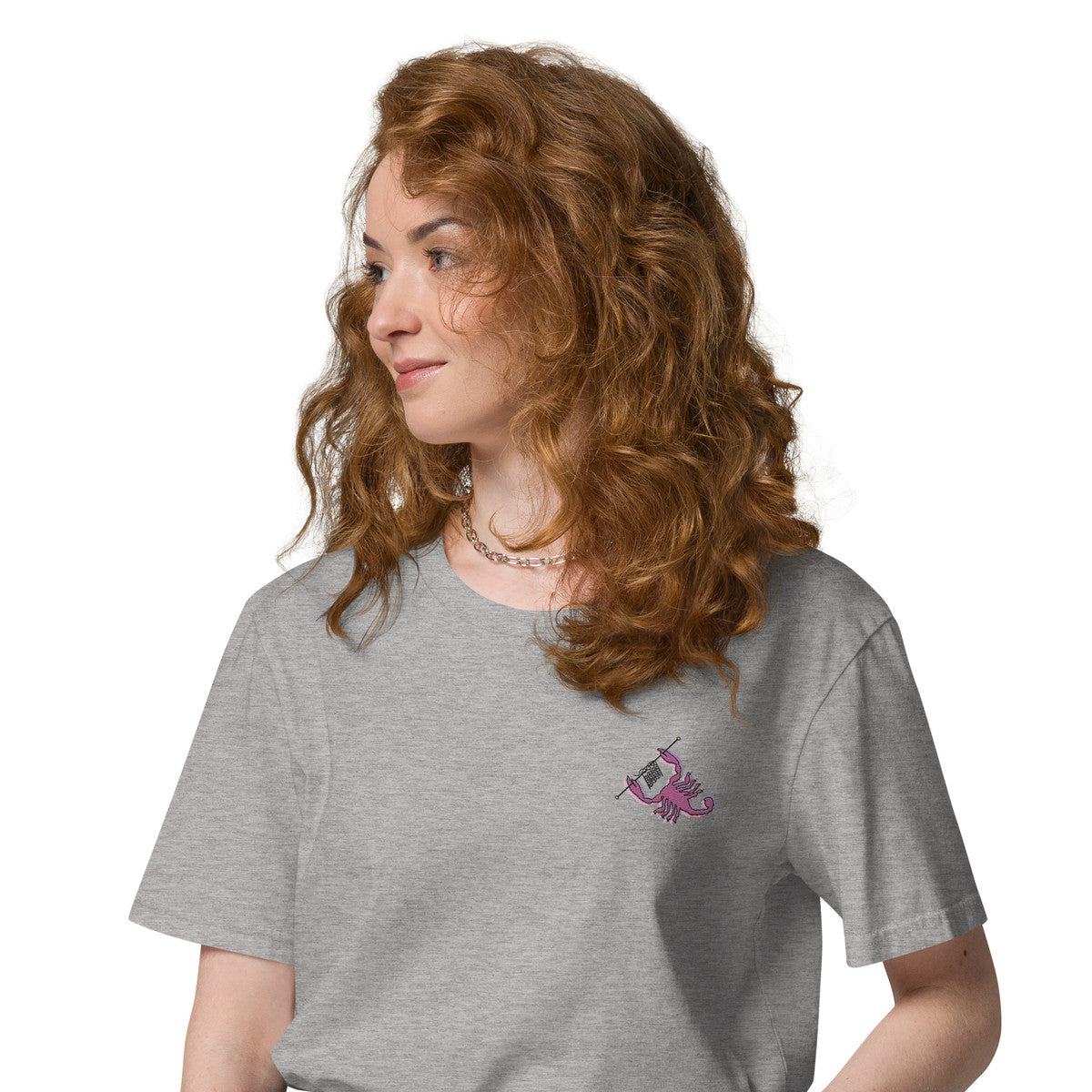 ANCHOR & CREW Scorpion Knitter In The Wild Organic Cotton Embroidered T-Shirt