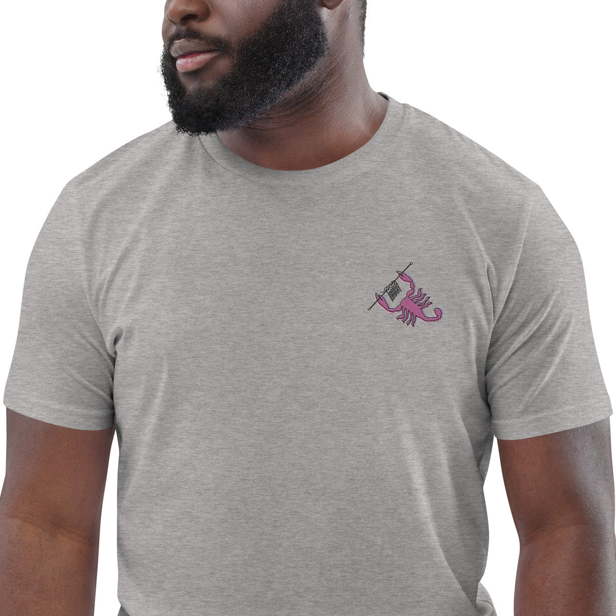 ANCHOR & CREW Scorpion Knitter In The Wild Organic Cotton Embroidered T-Shirt
