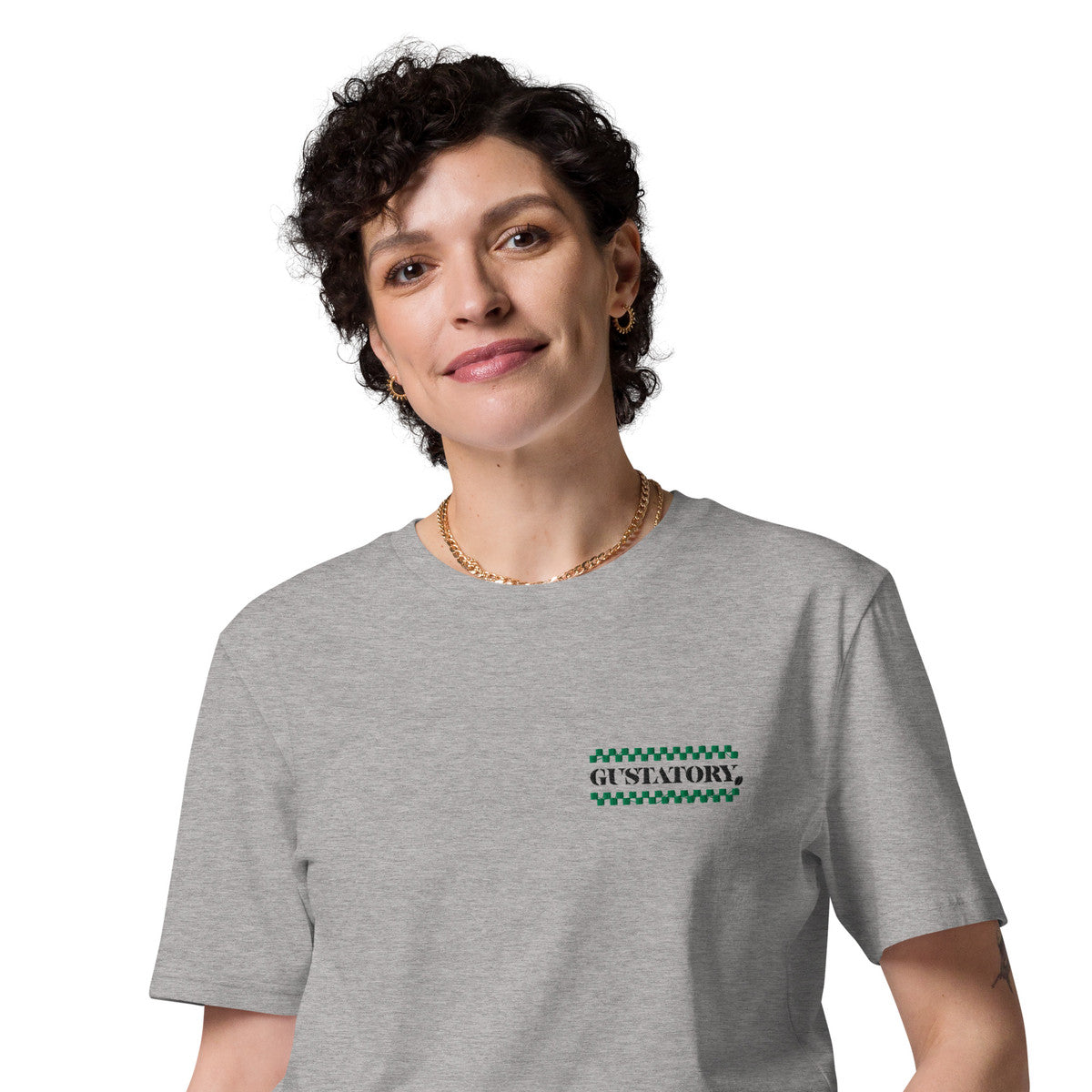 ANCHOR & CREW x GUSTATORY Have A Good Day Organic Cotton Embroidered T-Shirt