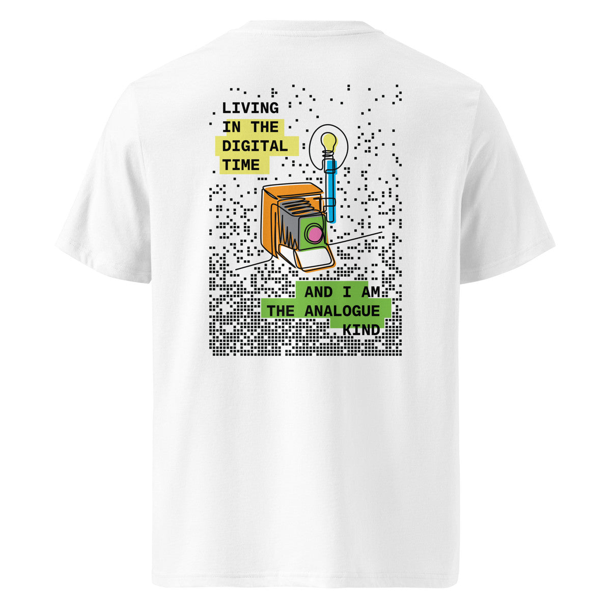 ANCHOR & CREW Camera Digital Time x Analogue Kind Organic Cotton T-Shirt