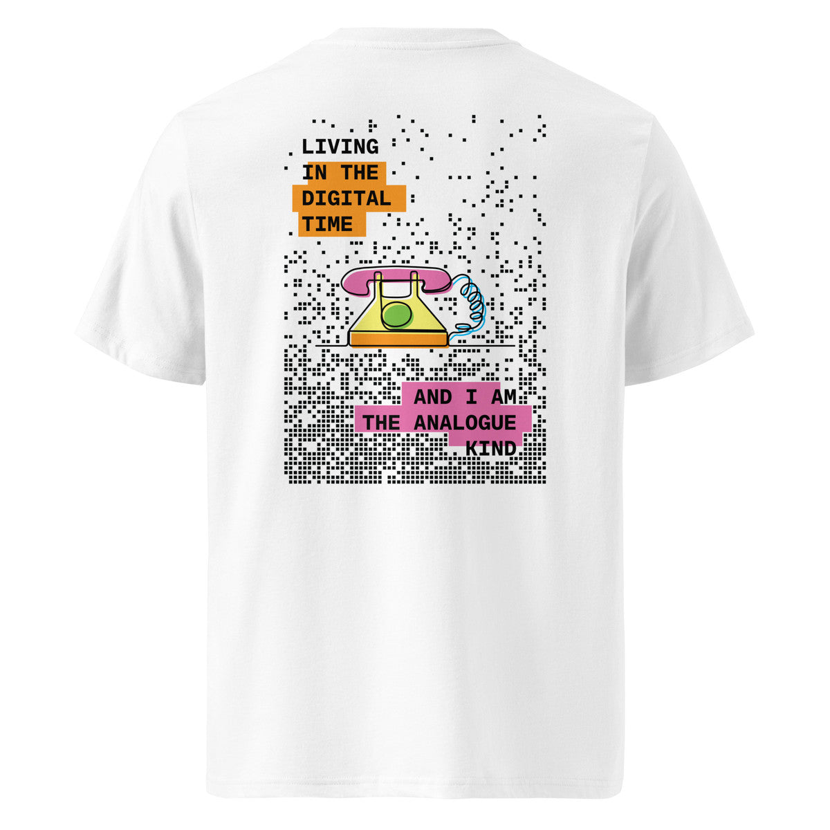 ANCHOR & CREW Phone Digital Time x Analogue Kind Organic Cotton T-Shirt