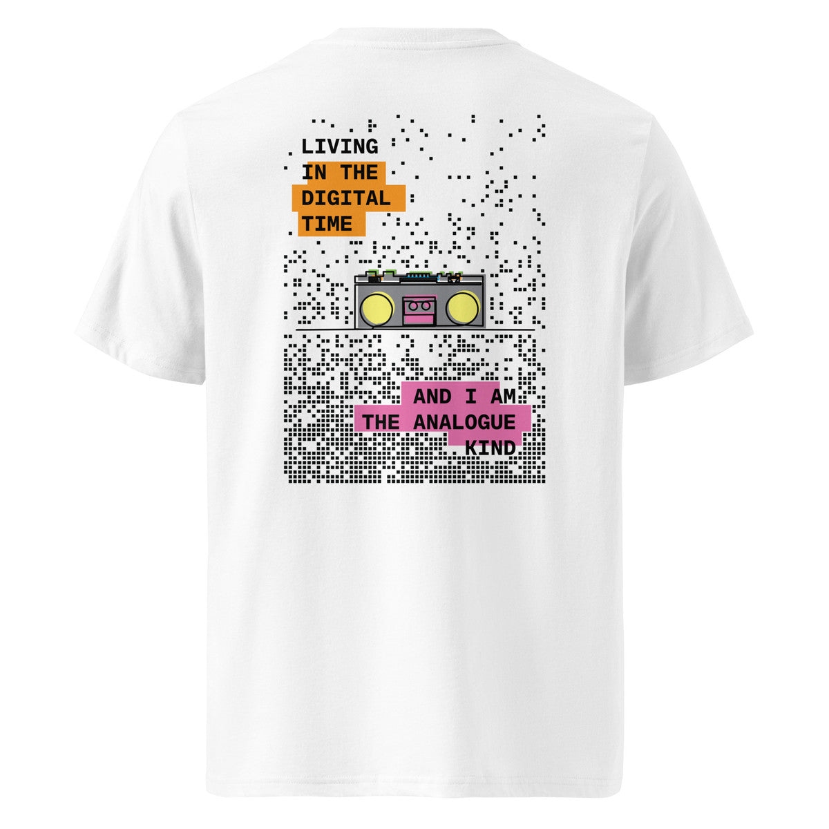 ANCHOR & CREW Boombox Digital Time x Analogue Kind Organic Cotton T-Shirt