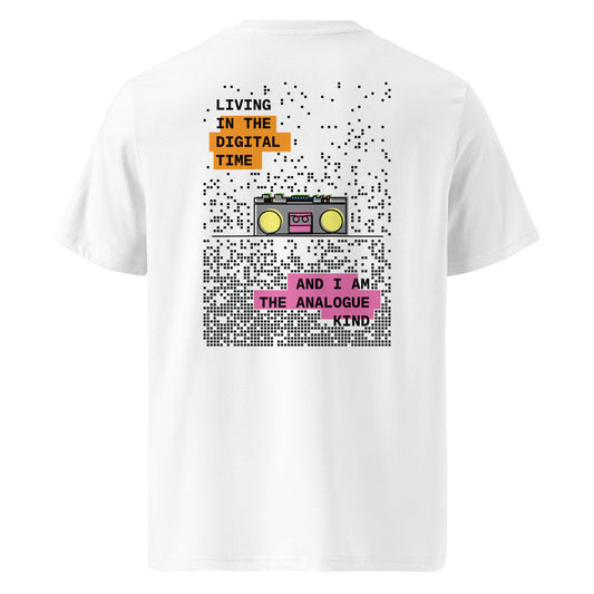 ANCHOR & CREW Boombox Digital Time x Analogue Kind Organic Cotton T-Shirt