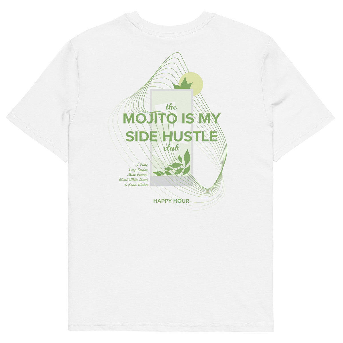 ANCHOR & CREW Mojito Is My Side Hustle Club Organic Cotton T-Shirt