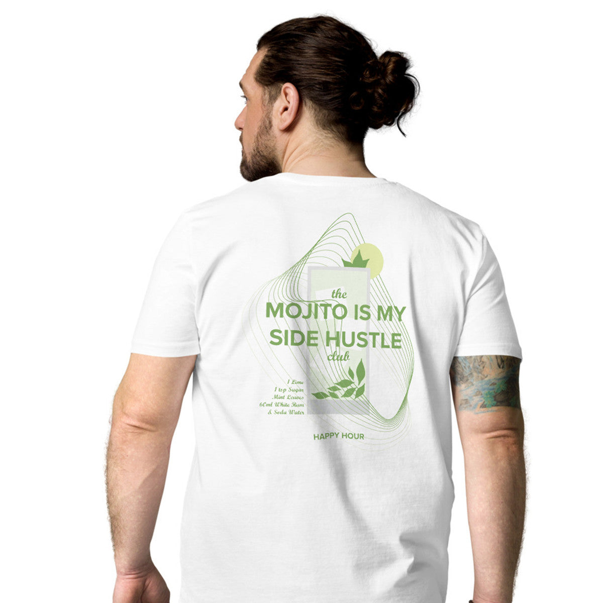 ANCHOR & CREW Mojito Is My Side Hustle Club Organic Cotton T-Shirt