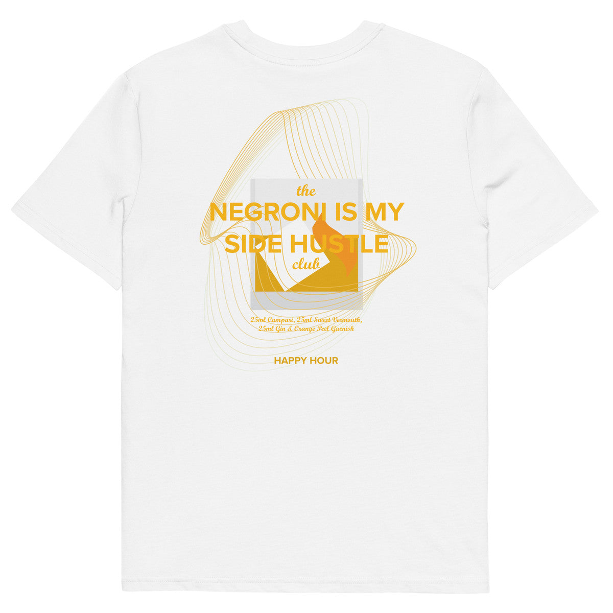 ANCHOR & CREW Negroni Is My Side Hustle Club Organic Cotton T-Shirt
