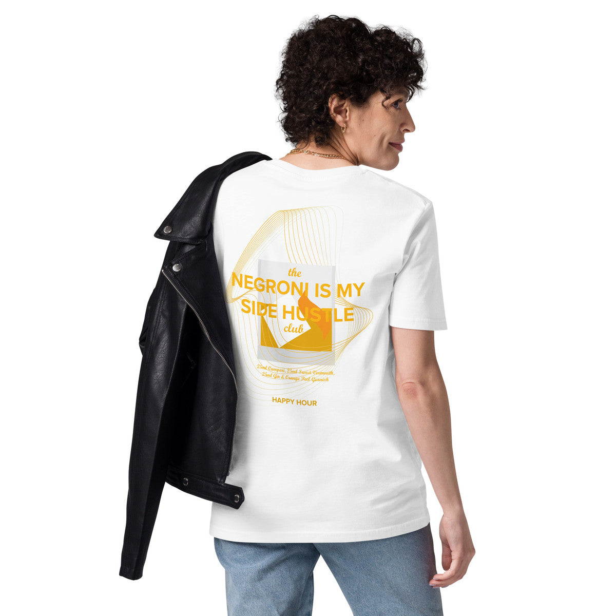 ANCHOR & CREW Negroni Is My Side Hustle Club Organic Cotton T-Shirt