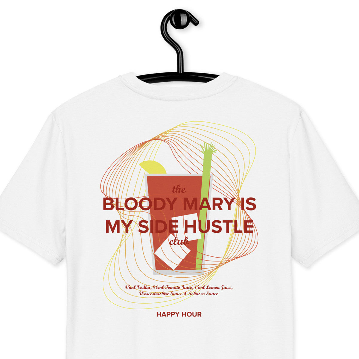 ANCHOR & CREW Bloody Mary Is My Side Hustle Club Organic Cotton T-Shirt