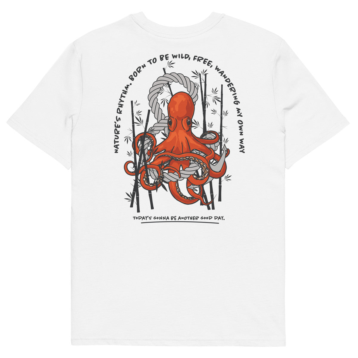 ANCHOR & CREW Octopus Another Good Day Organic Cotton T-Shirt